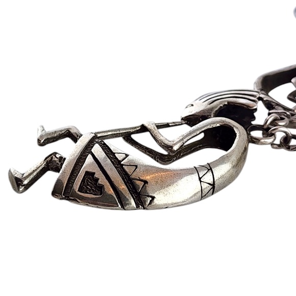 Sterling Silver Kokopelli Fertility Diety Necklace #20080 - Picture 4 of 9